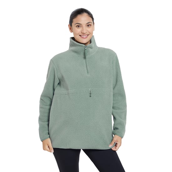 Mountain Warehouse - "Cosy" Fleece-Oberteil mit halbem Reißverschluss für Damen (Khakigrün) - Image 6
