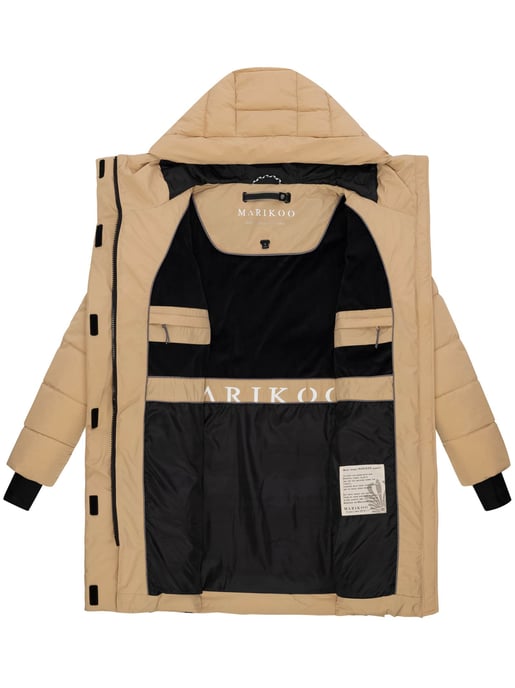 Marikoo Damen Winter-Steppjacke mit Kapuze & Fleecefutter – Kaituu - Image 5