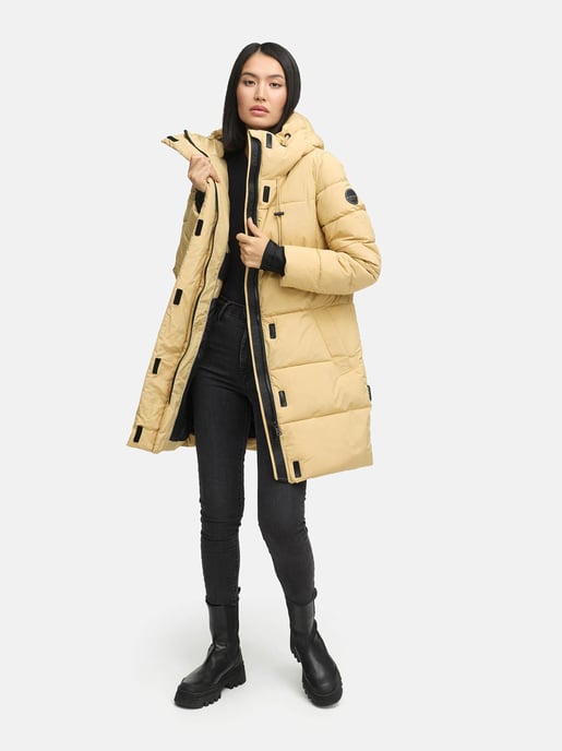 Marikoo Damen Winter-Steppjacke mit Kapuze & Fleecefutter – Kaituu - Image 6