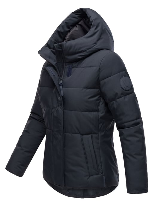 Marikoo Damen Steppjacke mit Teddy-Innenfutter & Kapuze – Elira - Image 3