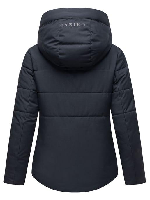 Marikoo Damen Steppjacke mit Teddy-Innenfutter & Kapuze – Elira - Image 4