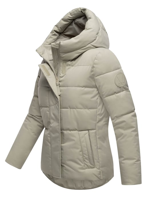 Marikoo Damen Steppjacke mit Teddy-Innenfutter & Kapuze – Elira - Image 2