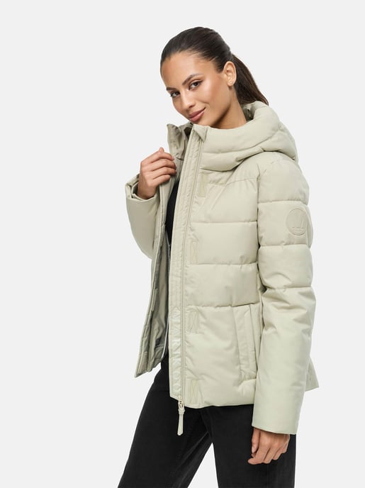 Marikoo Damen Steppjacke mit Teddy-Innenfutter & Kapuze – Elira - Image 6
