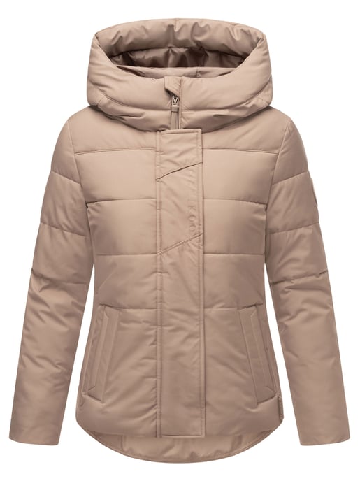 Marikoo Damen Steppjacke mit Teddy-Innenfutter & Kapuze – Elira - Image 2