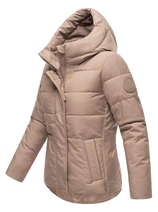 Marikoo Damen Steppjacke mit Teddy-Innenfutter & Kapuze – Elira - Image 3