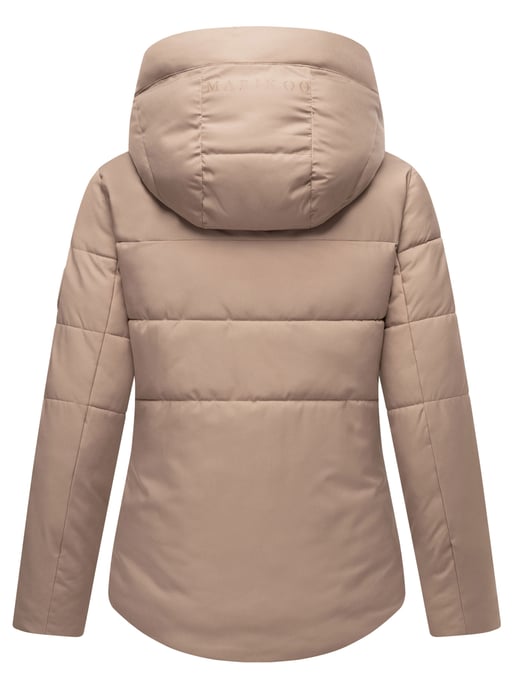 Marikoo Damen Steppjacke mit Teddy-Innenfutter & Kapuze – Elira - Image 4