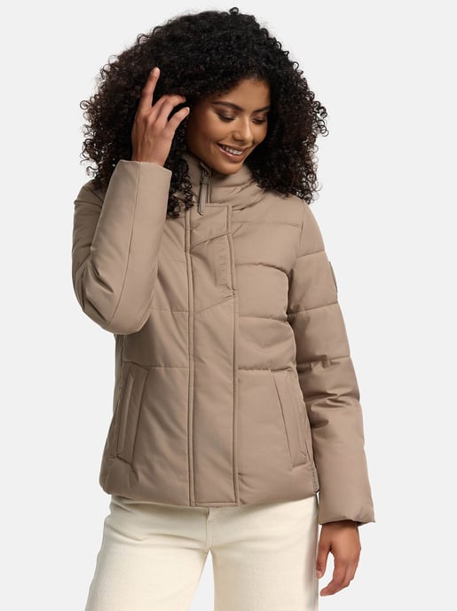 Marikoo Damen Steppjacke mit Teddy-Innenfutter & Kapuze – Elira - Image 6