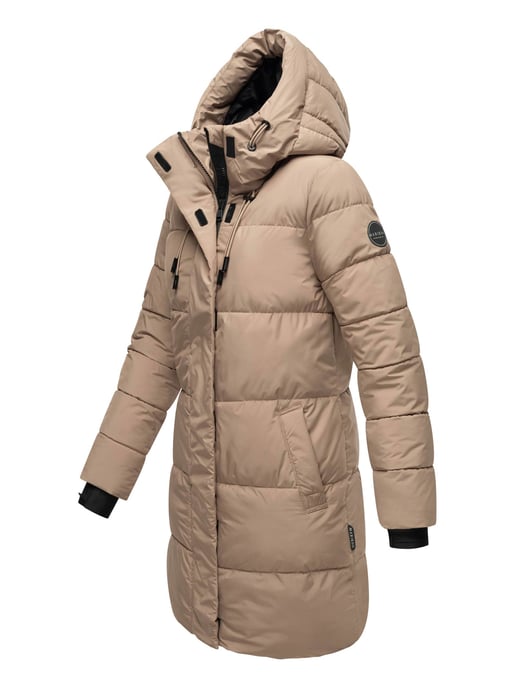 Marikoo Damen Winter-Steppjacke mit Kapuze & Fleecefutter – Kaituu - Image 3