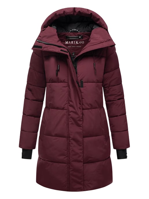 Marikoo Damen Winter-Steppjacke mit Kapuze & Fleecefutter – Kaituu - Image 1
