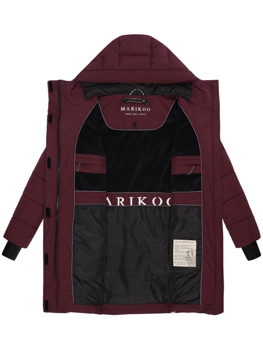 Marikoo Damen Winter-Steppjacke mit Kapuze & Fleecefutter – Kaituu - Image 5