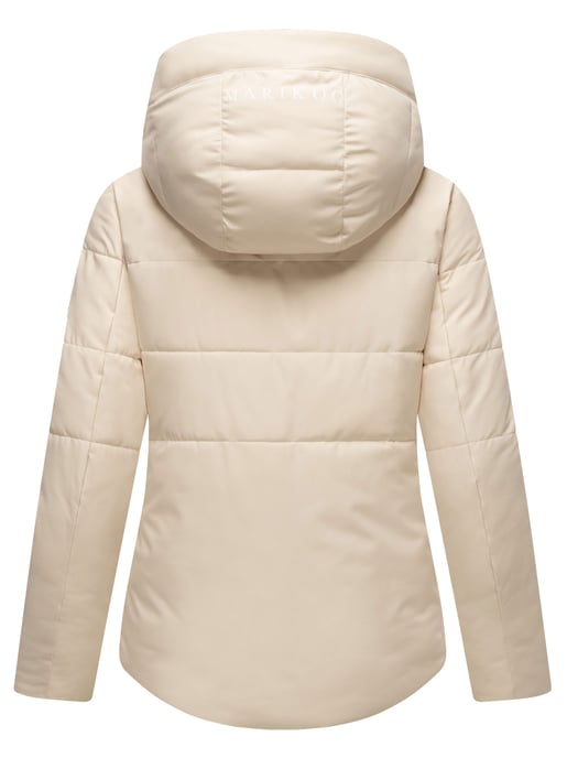 Marikoo Damen Steppjacke mit Teddy-Innenfutter & Kapuze – Elira - Image 4