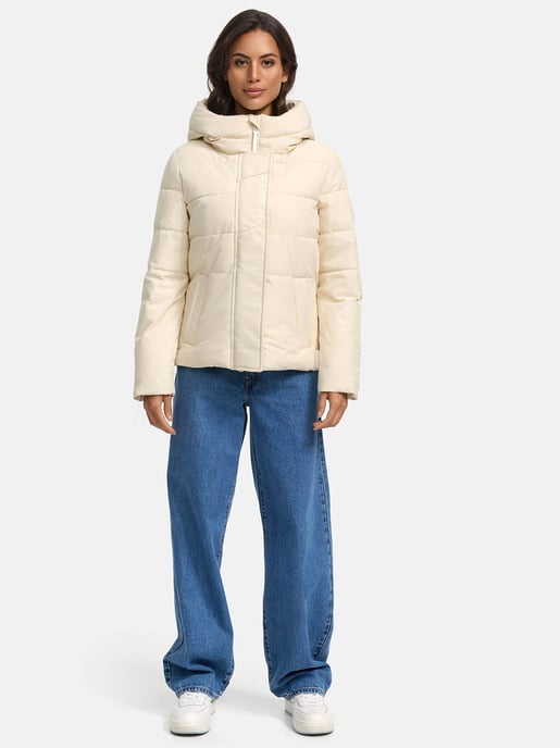 Marikoo Damen Steppjacke mit Teddy-Innenfutter & Kapuze – Elira - Image 6
