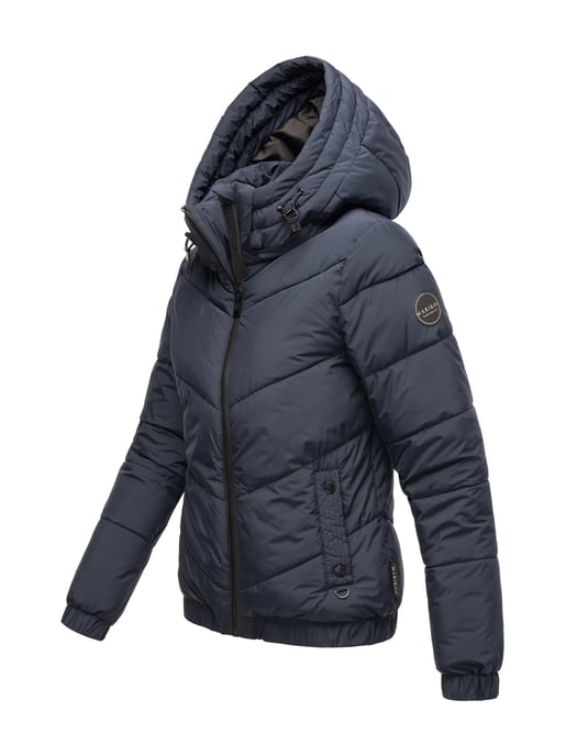 Marikoo Damen Winter Steppjacke mit Kapuze – Nayanaa - Image 3