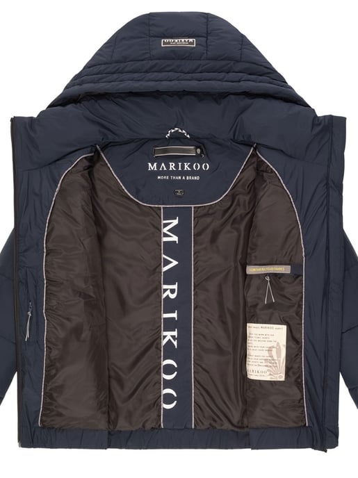 Marikoo Damen Winter Steppjacke mit Kapuze – Nayanaa - Image 6