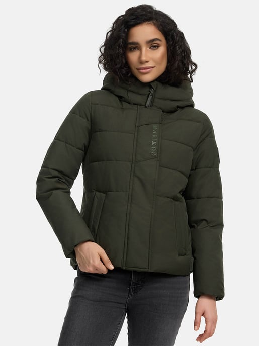 Marikoo Damen Steppjacke mit Teddy-Innenfutter & Kapuze – Elira - Image 5