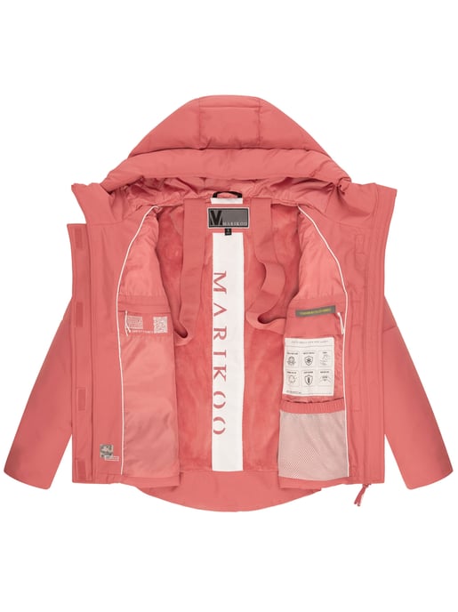 Marikoo Damen Steppjacke mit Teddy-Innenfutter & Kapuze – Elira - Image 5