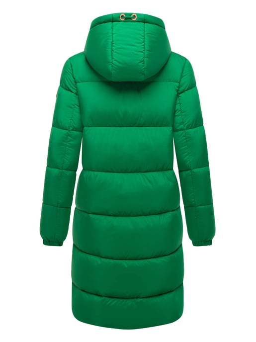 Marikoo lange Damen Steppjacke mit Kapuze & Kragen – Modell Nomadiaa - Image 4