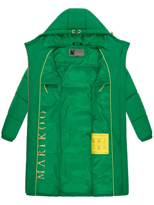Marikoo lange Damen Steppjacke mit Kapuze & Kragen – Modell Nomadiaa - Image 5