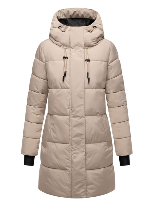 Marikoo Damen Winter-Steppjacke mit Kapuze & Fleecefutter – Kaituu - Image 2