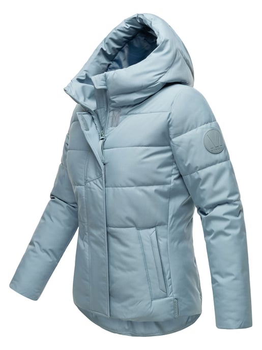Marikoo Damen Steppjacke mit Teddy-Innenfutter & Kapuze – Elira - Image 3