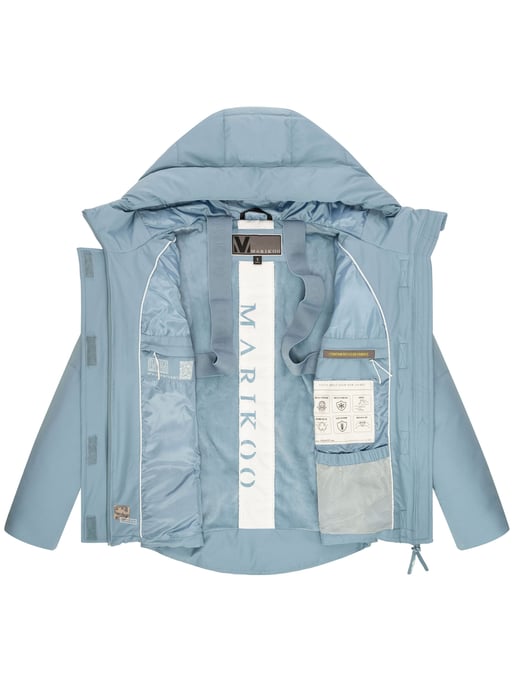 Marikoo Damen Steppjacke mit Teddy-Innenfutter & Kapuze – Elira - Image 5