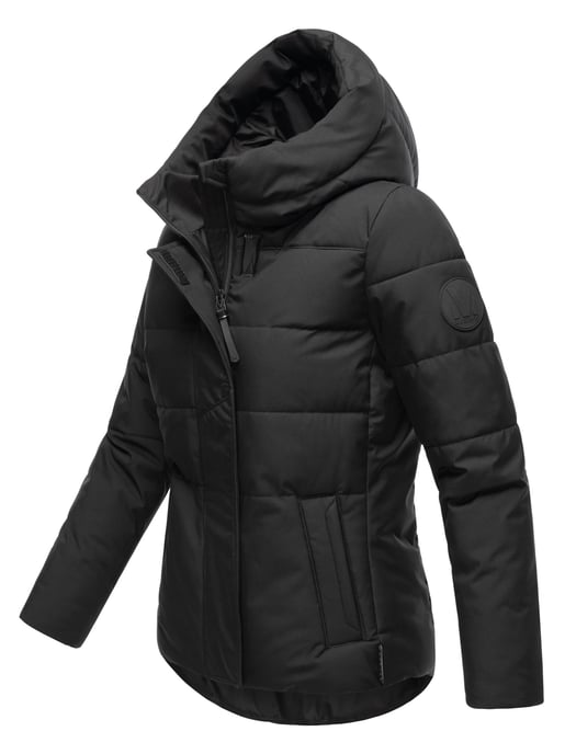 Marikoo Damen Steppjacke mit Teddy-Innenfutter & Kapuze – Elira - Image 3