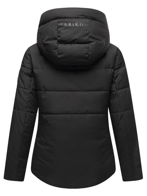 Marikoo Damen Steppjacke mit Teddy-Innenfutter & Kapuze – Elira - Image 4