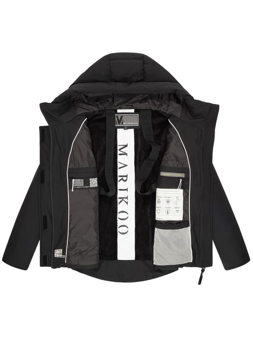 Marikoo Damen Steppjacke mit Teddy-Innenfutter & Kapuze – Elira - Image 5