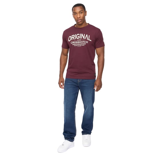 Crosshatch - "Detendu" Jeans für Herren (Dunkle Waschung) - Image 4