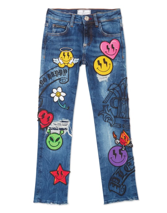 Denim-Hose Loose Fit Smile - Image 1