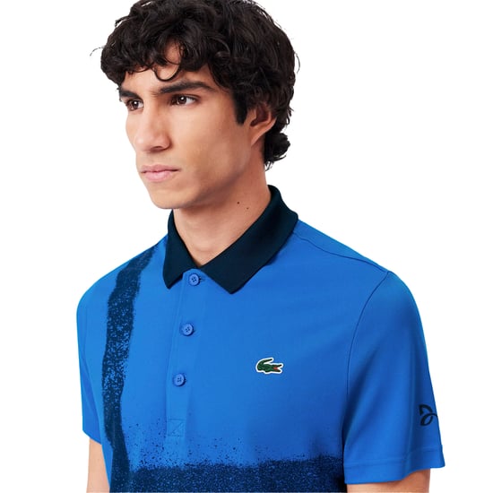 Lacoste - "Novak Djokovic" Poloshirt für Herren, Tennis (Blau) - Image 3