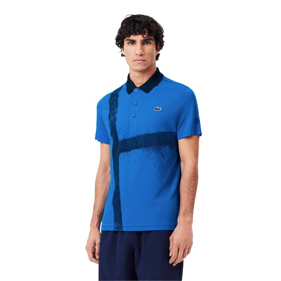 Lacoste - "Novak Djokovic" Poloshirt für Herren, Tennis (Blau) - Image 5