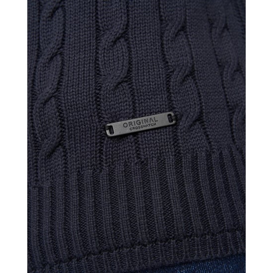 Crosshatch - "Kabstars" Pullover für Herren (Marine) - Image 4