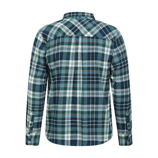 Mountain Warehouse - "Trace" Hemd für Herren, Flanell (2er-Pack) (Maisblau) - Image 2
