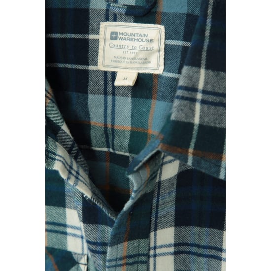 Mountain Warehouse - "Trace" Hemd für Herren, Flanell (2er-Pack) (Maisblau) - Image 5