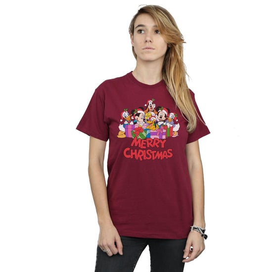 Disney - "Mickey Mouse and Friends" T-Shirt für Damen (Burgunderrot) - Image 2