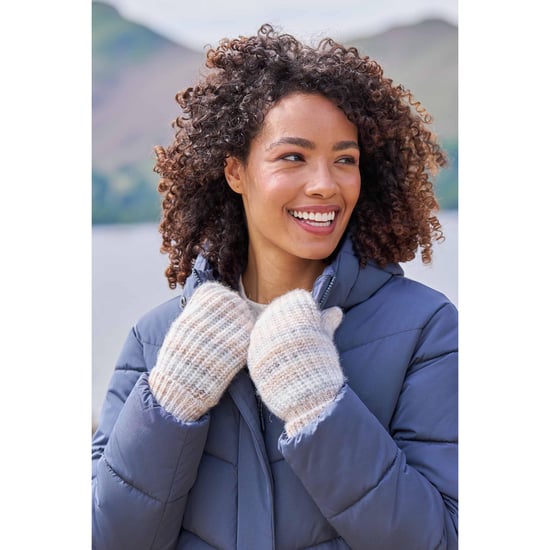 Mountain Warehouse - Damen Fäustlinge, Kunstfell gefüttert Isotherm (Beige) - Image 1