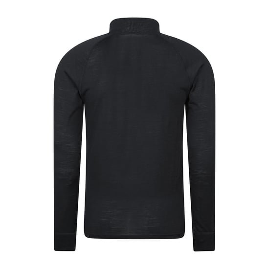 Mountain Warehouse - "Quest" Thermo-Top für Herren/Damen Unisex, Merinowolle, Langärmlig (Schwarz) - Image 2