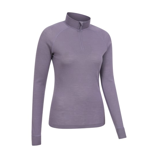 Mountain Warehouse - Thermo-Top Reißverschluss für Damen (dunkellila) - Image 3