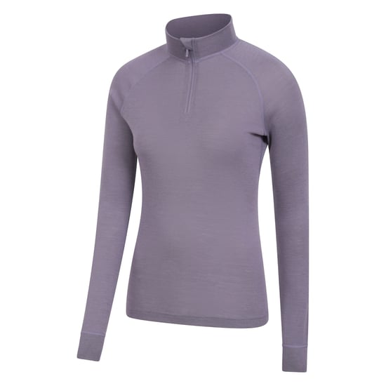 Mountain Warehouse - Thermo-Top Reißverschluss für Damen (dunkellila) - Image 4