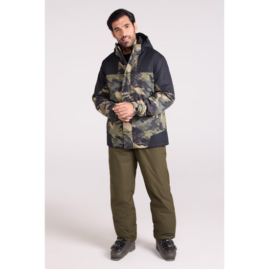 Mountain Warehouse - Skijacke und Hosen für Herren (Dunkel-Khaki) - Image 1
