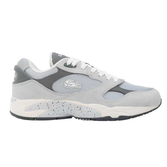 Lacoste - "Storm 96" Vintage Sneaker für Herren, Leder (Grau) - Image 1