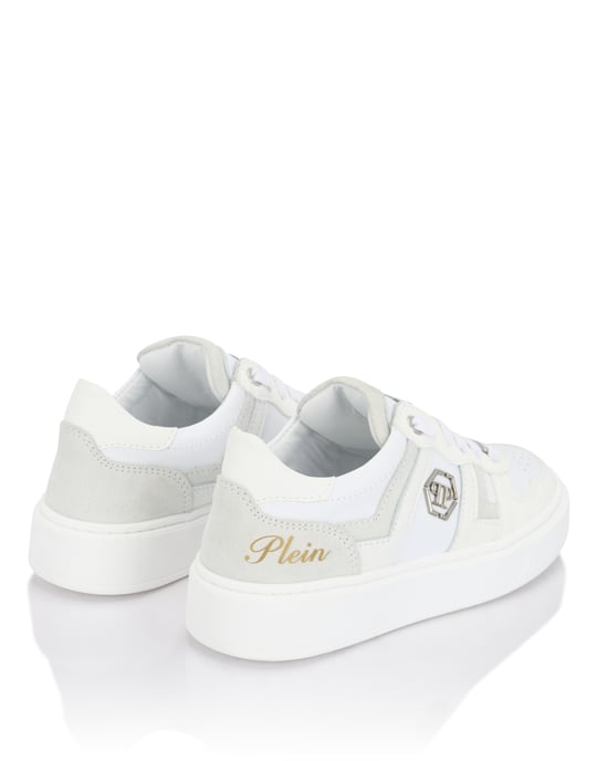 Mix Materials Low-Top Sneakers - Image 3