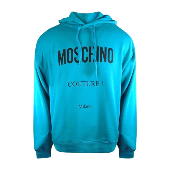 Moschino - "Couture" Kapuzenpullover für Herren (Türkis) - Image 1