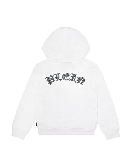 Philipp Plein Kapuzen-Sweatshirt „Teddy" - Weiß - Image 2
