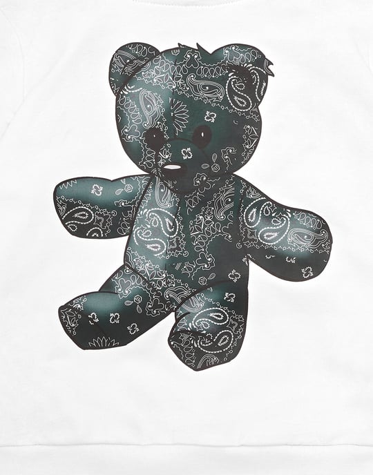 Philipp Plein Kapuzen-Sweatshirt „Teddy" - Weiß - Image 3