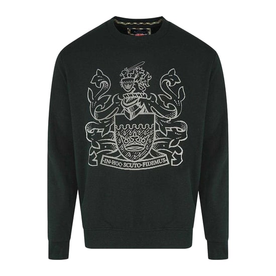 Aquascutum - "Aldis" Sweatshirt für Herren, Logo (Schwarz) - Image 1