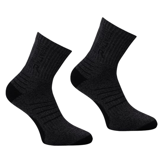 Regatta - Socken für Damen, Bambus (Schwarz/Mittelgrau) - Image 2