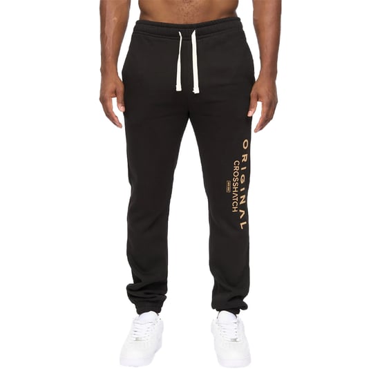 Crosshatch - "Jamals" Jogginghosen für Herren (Schwarz) - Image 1