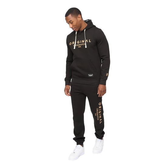 Crosshatch - "Jamals" Jogginghosen für Herren (Schwarz) - Image 3